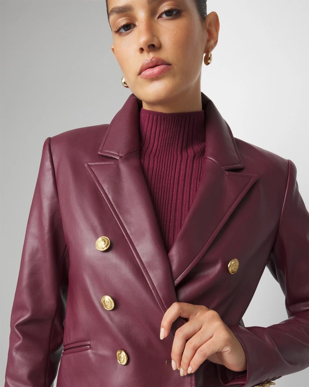 Faux Leather Jacket | White House Black Market